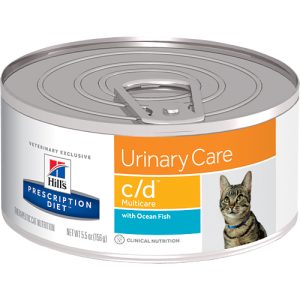 HILLS PD FELINE LATA C/D MULTICARE OCEAN FISH 5.5OZ (156GR) 6239 - 00117