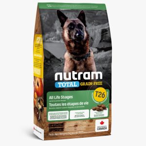 NEW T26 NUTRAM TOTAL GRAIN-FREE ALLERGY LAMB DOG 2 KG 12151