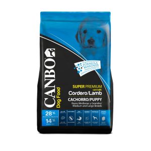 CANBO SUPER PREMIUM CACH CORDERO RZ MED Y GRA AZUL3KG