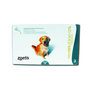 ZOETIS REVOLUTION 12% X 1 UND X2.00 ML (VERDE CANINOS 20.1-40 KG)